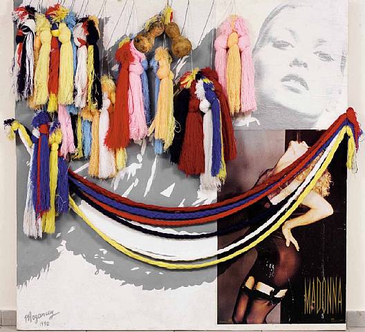 Wool & Madonna, 1990 - Burhan Doğançay