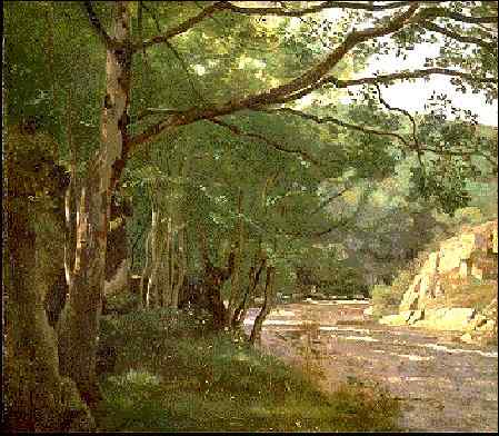 Ravine in the Morvan, Near Lormes, 1860 - Каміль Коро
