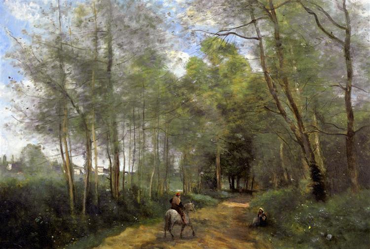 Ville d'Avray, 1873 - Jean-Baptiste Camille Corot
