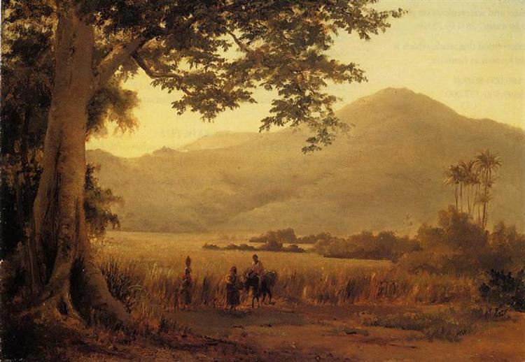 Antilian Landscape, St. Thomas, 1856 - Каміль Піссарро