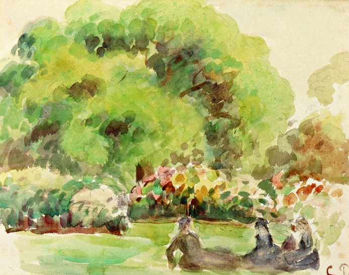 Cagnes Landscape - Camille Pissarro