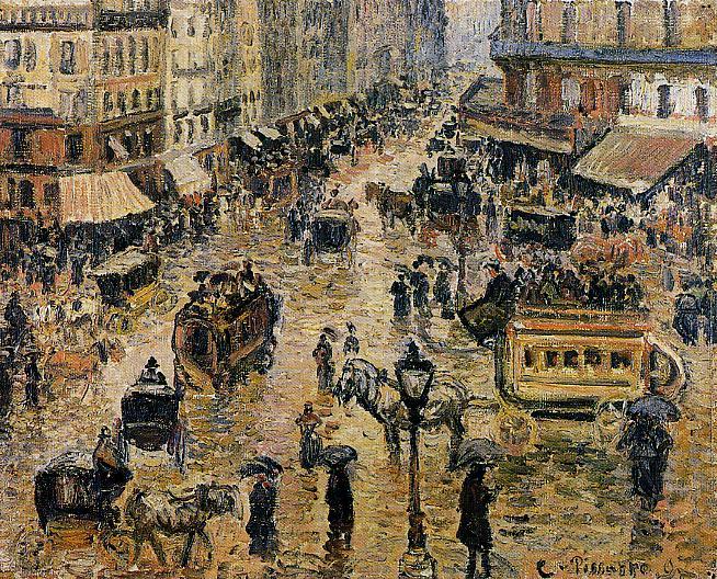 Place du Havre, Paris, 1897 - Камиль Писсарро