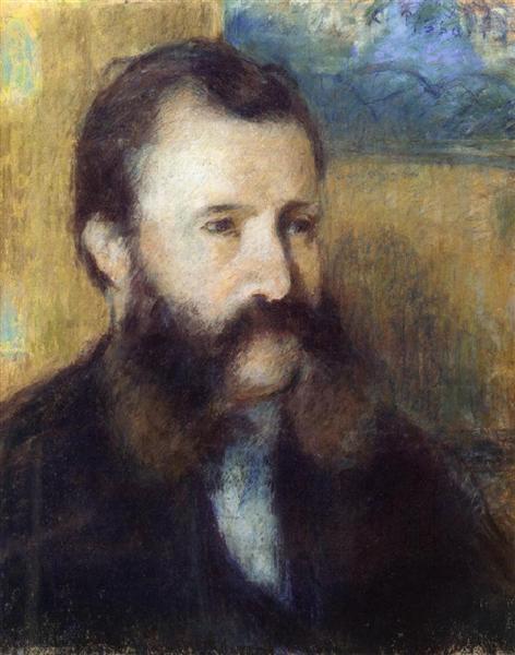 Portrait of Monsieur Louis Estruc, c.1874 - Камиль Писсарро