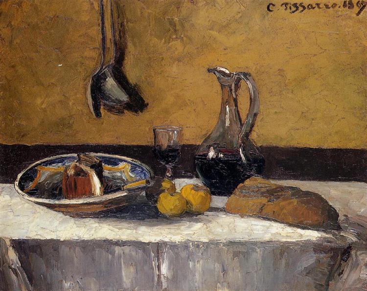 Still Life, 1867 - Camille Pissarro
