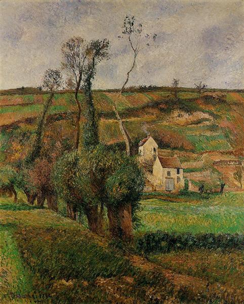 The cabage place at Pontoise, 1882 - Camille Pissarro