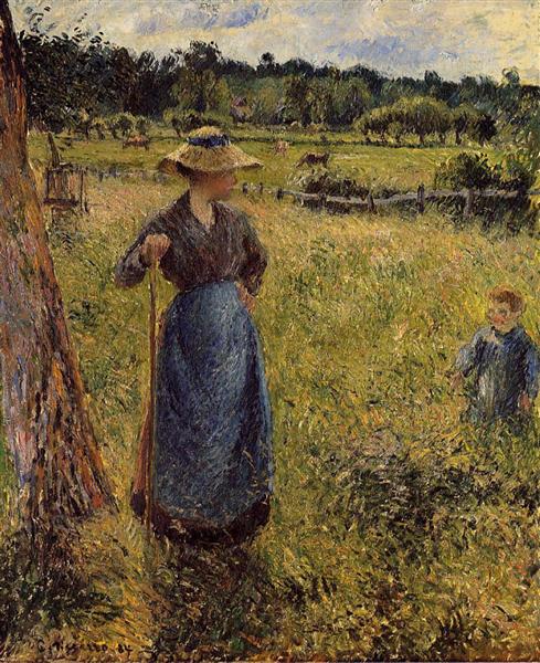 The Tedder, 1884 - Camille Pissarro