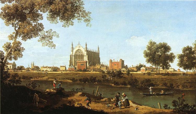 The Chapel of Eton College, 1747 - Canaletto