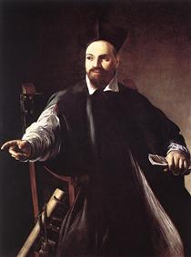 Porträt des Maffeo Barberini, der spätere Papst Urban VIII - Michelangelo Merisi da Caravaggio