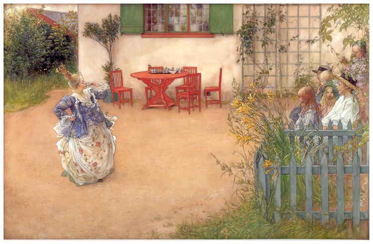 Lisbeth in 'Blue bird', 1900 - Carl Larsson