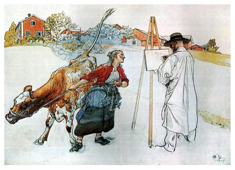 On the Farm, 1905 - Carl Larsson