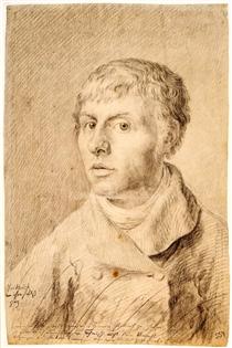 Self-portrait as a young man - Caspar David Friedrich