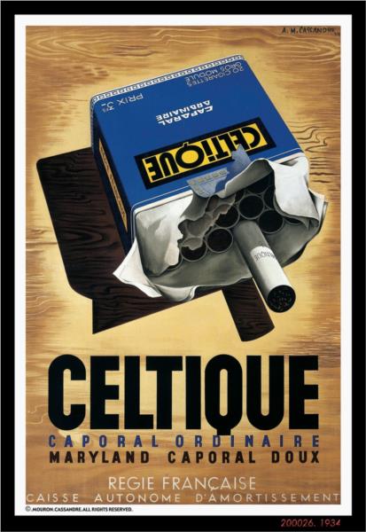 CELTIQUE, 1934 - Cassandre