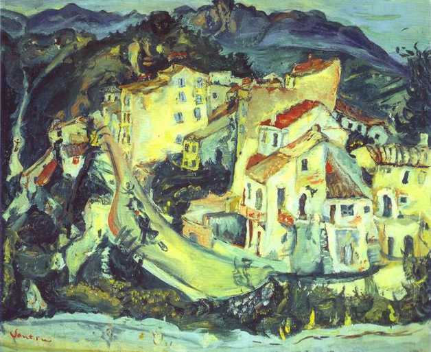 Landscape of Cagnes, c.1924 - c.1925 - Хайм Сутін