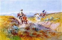 When Cows were Wild - Charles Marion Russell