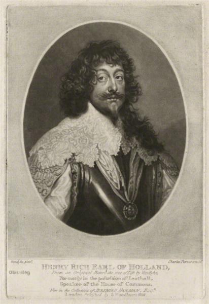 Henry Rich, 1st Earl of Holland, 1810 - Чарльз Тёрнер