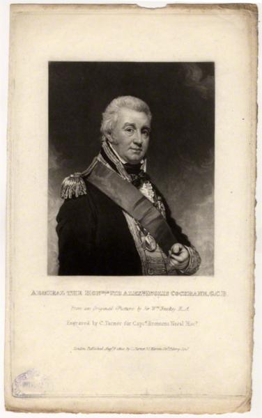 Sir Alexander Forrester Inglis Cochrane, 1824 - Чарльз Тернер