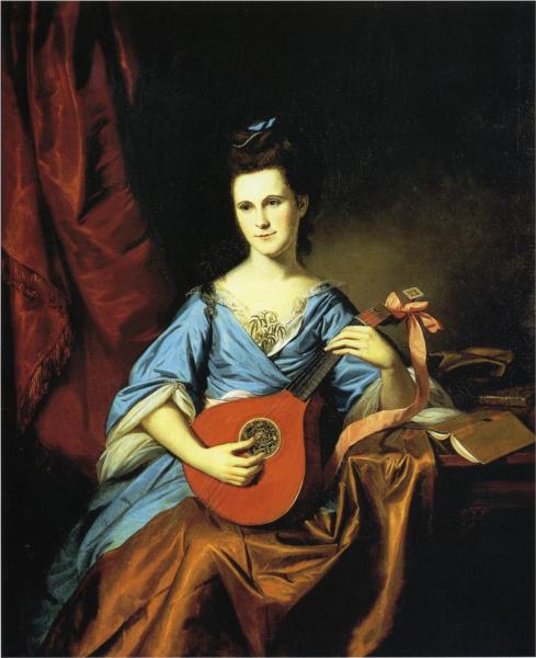 Julia Stockton (Mrs. Benjamin) Rush, 1776 - Charles Willson Peale