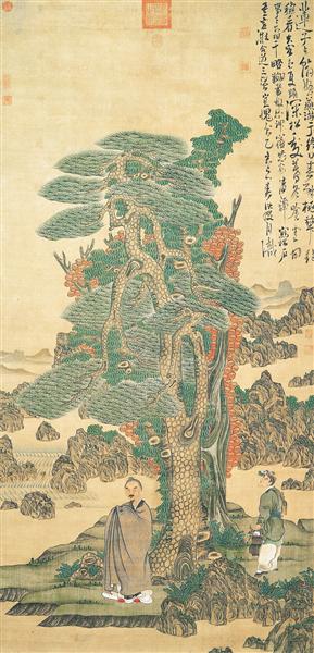 Autorretrato, 1635 - Chen Hongshou