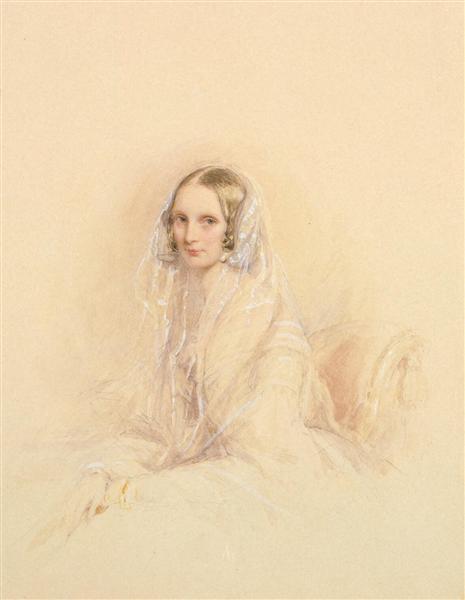 Portrait of Empress Alexandra Fedorovna, c.1845 - Christina Robertson