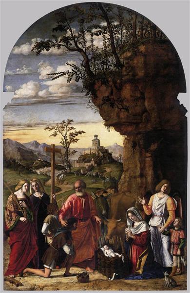 Adoration of the Shepherds, 1509 - Чима да Конельяно