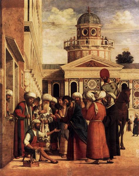 The Healing of Anianus, 1498 - Чіма да Конельяно