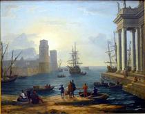 Embarkation of Ulysses - Claudio de Lorena