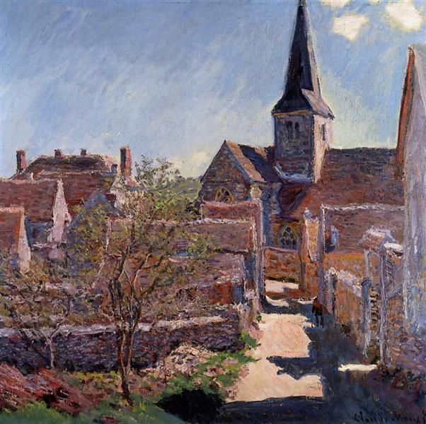 Bennecourt, 1885 - Claude Monet