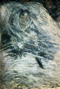 Camille Monet On Her Deathbed - Claude Monet
