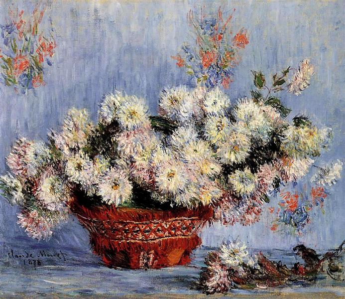 Хризантеми, 1878 - Клод Моне