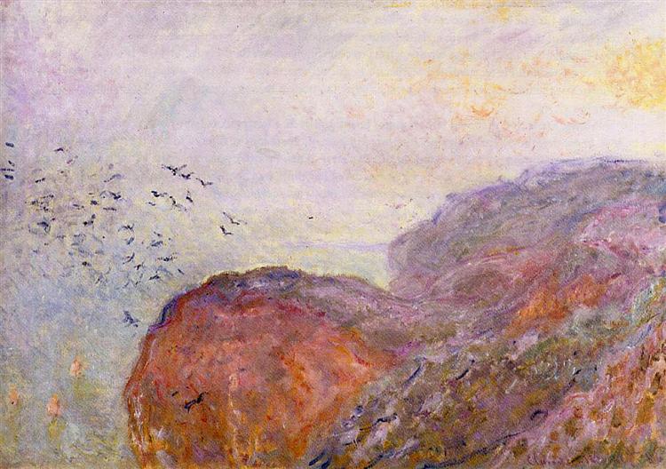 Cliff near Dieppe, 1896 - Claude Monet