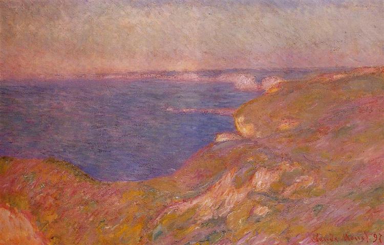 Cliff near Dieppe, 1897 - Клод Моне