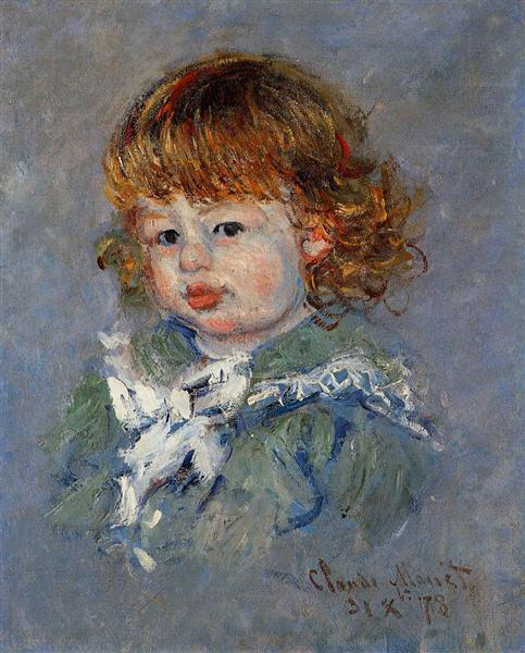 Jean-Pierre Hoschede, called 'Bebe Jean', 1878 - Claude Monet