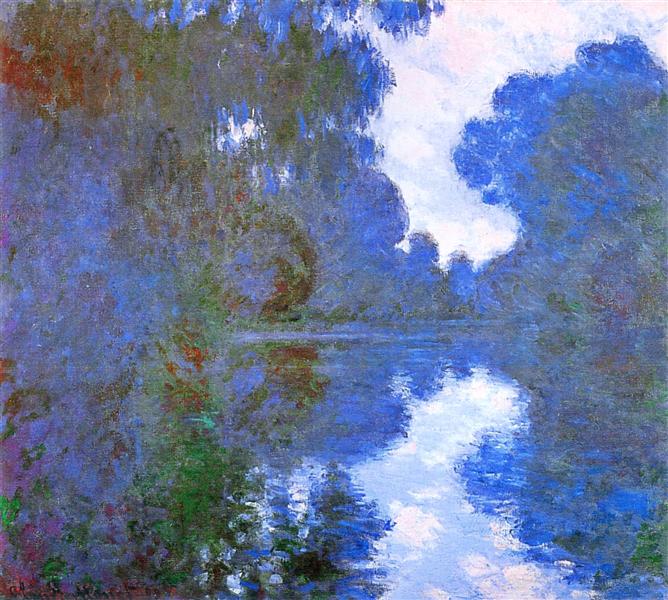 Morning on the Seine, Clear Weather 02, 1897 - Claude Monet