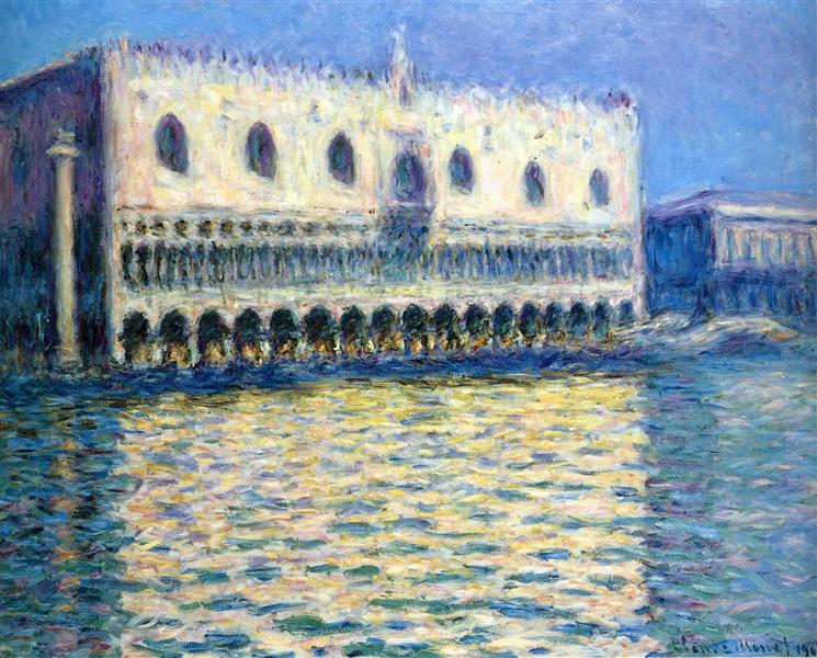 The Palazzo Ducale, 1908 - 莫內