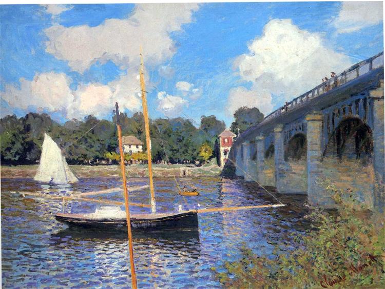Argenteuil Bridge, 1874 - Клод Моне