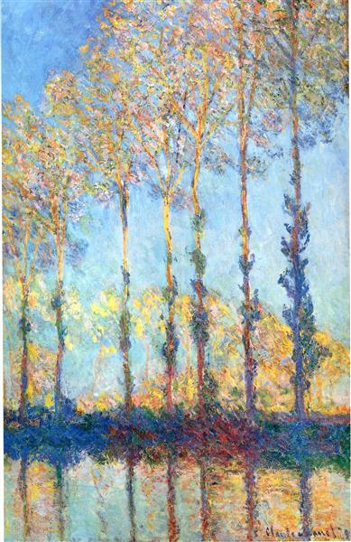 Poplars on the Banks of the Epte, 1891 - Claude Monet