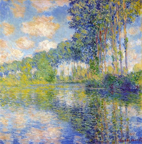 Poplars on the Epte, 1891 - Claude Monet