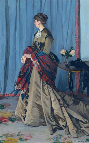 Portrait of Madame Gaudibert, 1868 - 莫內
