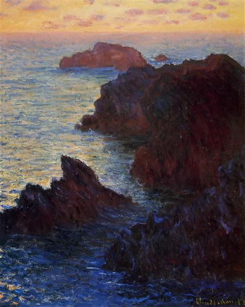 Rocky Point at Port-Goulphar, 1886 - Claude Monet
