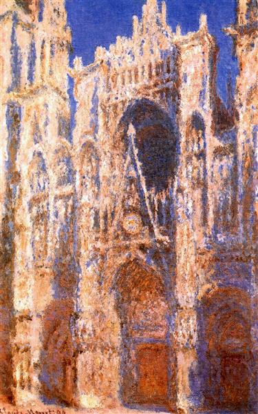Rouen Cathedral, the Portal in the Sun, 1894 - 莫內
