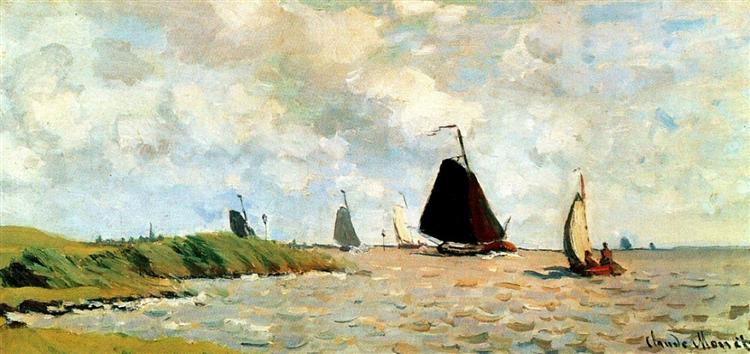 Морской пейзаж, 1871 - Клод Моне