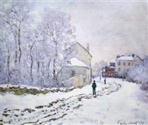 Neige à Argenteuil - Claude Monet