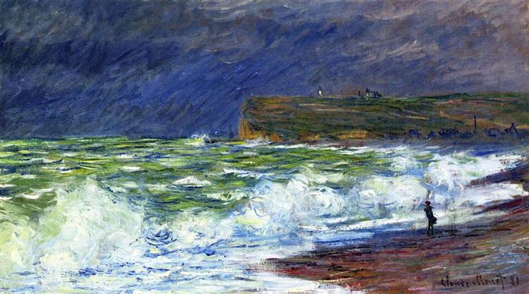 The Beach at Fecamp, 1881 - Claude Monet