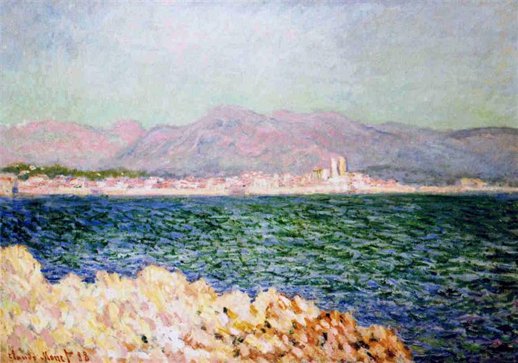 Залив в Антибе, 1888 - Клод Моне