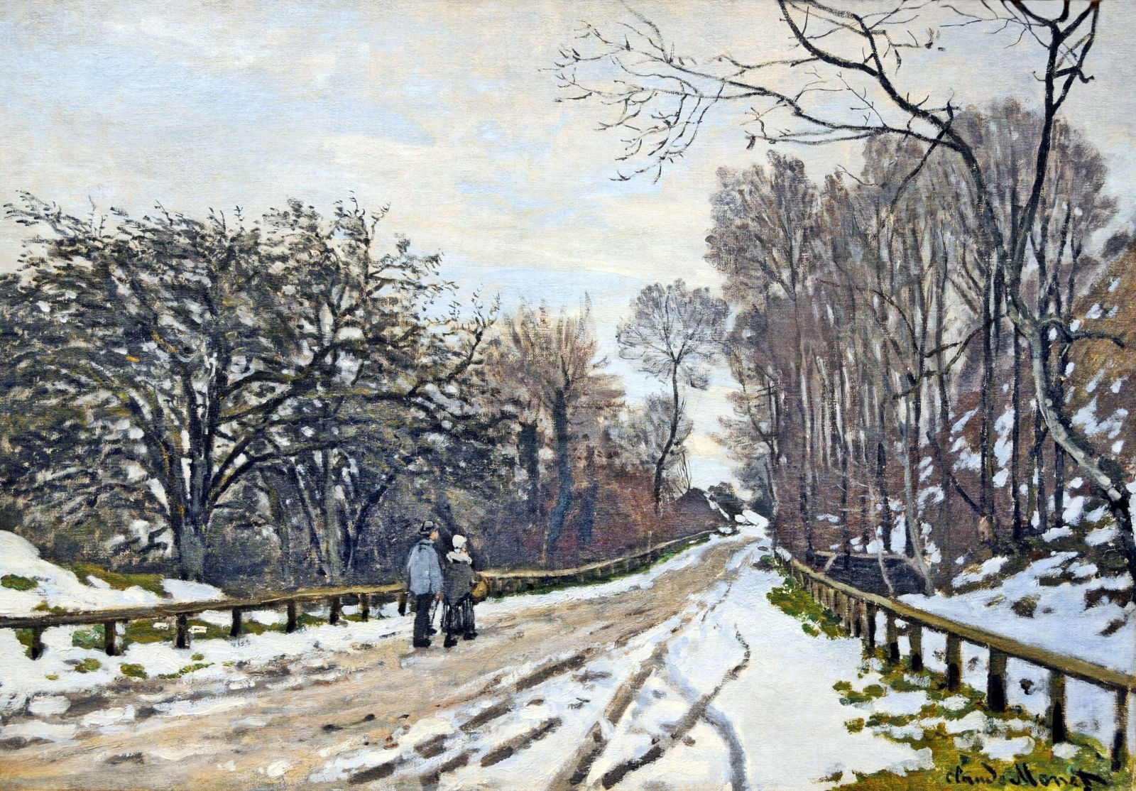 The Road To The Farm Of Saint Simeon Claude Monet WikiArt Org