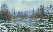 El deshielo en Vétheuil - Claude Monet