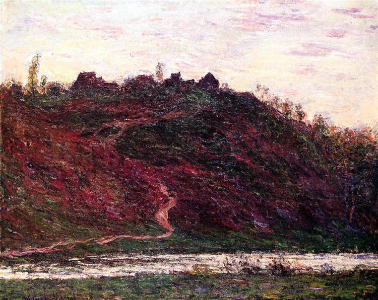 The Village of La Coche-Blond, Evening, 1889 - Claude Monet
