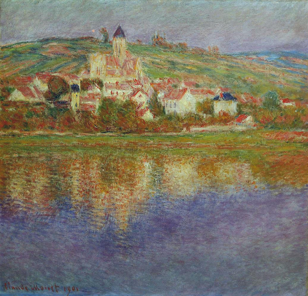 Vetheuil, Pink Effect, 1901 - Claude Monet - WikiArt.org