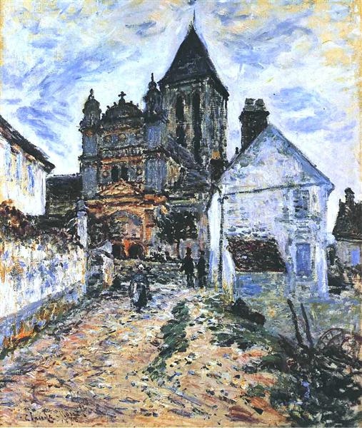 Vetheuil, The Church, 1878 - Клод Моне