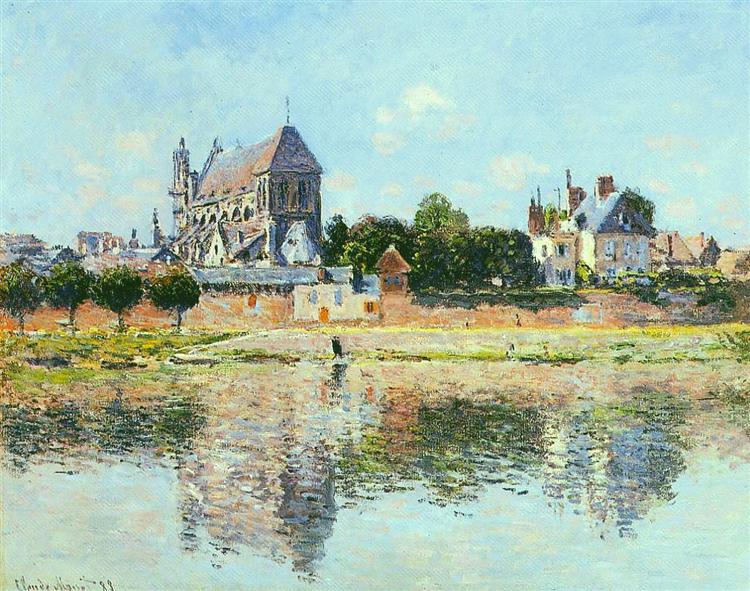 View of the Church at Vernon, 1883 - Claude Monet